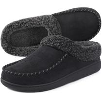 Chinelo ULTRAIDEAS Nealon Moccasin Clog para homens, preto Chinelo ULTRAIDEAS Nealon Moccasin Clog para homens, preto