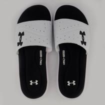 Chinelo Under Armour Ignite VI SE Branco e Preto Chinelo Under Armour Ignite VI SE Branco e Preto