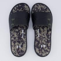 Chinelo Under Armour Ignite VI SE Preto e Camuflado Chinelo Under Armour Ignite VI SE Preto e Camuflado
