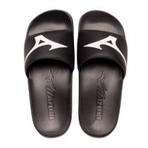 Chinelo Unissex Mizuno Slide Basic Preto e Branco