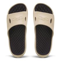 Chinelo Unissex Olympikus Pós Corre Eleva Pro Bege/Roxo