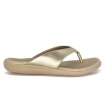 Chinelo Usaflex Feminino Conforto Couro AM3400