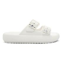 Chinelo Usaflex Feminino Slide Plataforma Poofy Eva Fivela Brilho AL4401