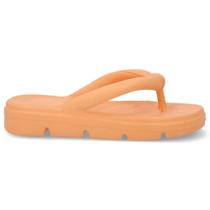 Chinelo usaflex plataforma de dedo melao
