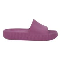 Chinelo usaflex plataforma soft violeta