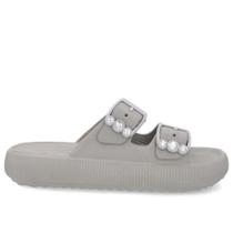 Chinelo Usaflex Poofy Slide Strass AL4401