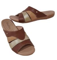 Chinelo Usaflex R1876 Conforto em Couro Anatômica Marrom Chinelo Usaflex R1876 Conforto em Couro Anatômica Marrom