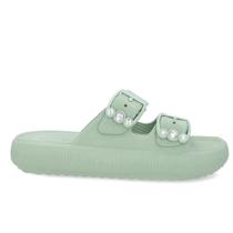 Chinelo Usaflex Slide Plataforma Poofy Eva Fivela Brilho