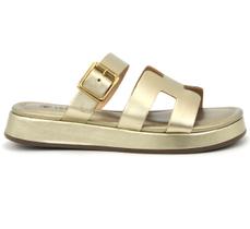 Chinelo Via Uno 80304 Papete Flatform Metalizada Casual Feminino Chinelo Via Uno 80304 Papete Flatform Metalizada Casual Feminino