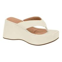 Chinelo Vizzano Anabela - Feminino - Branco off Chinelo Vizzano Anabela - Feminino - Branco off