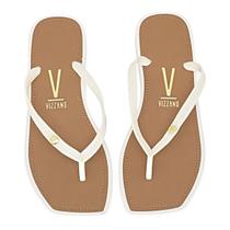 Chinelo Vizzano Bico Quadrado Feminino Casual Pingente Macio