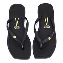 Chinelo Vizzano Bico Quadrado Feminino Casual Pingente Macio