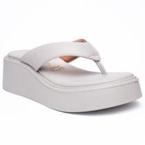 Chinelo Vizzano Flat Feminino - Off White Chinelo Vizzano Flat Feminino - Off White