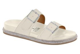 Chinelo Vizzano Flat Strass Conforto 6507202 OffWhite