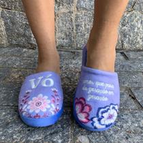 Chinelo Vó Bordado