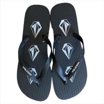 Chinelo Volcom Iconic Logo Stone Verão 24/25 Original Preto