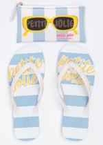 Chinelo white light blue Chinelo white light blue