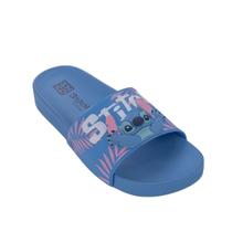 Chinelo Zaxy Slide Stitch Meninas Azul Hortencia