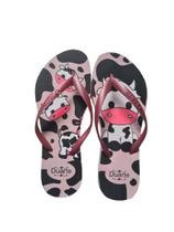 Chinelos Aduto Estampado Feminino Numeração:35/36COR:TIRAS ROSA