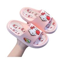 Chinelos Antiderrapantes Sanrio Hello Kitty Kuromi Cinnamoroll Para Verão, Estilo Fofo E Elegante