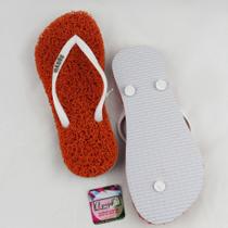 chinelos Apaju, 10 pares capacho com borracha SBR 100% ortopédico e anti stress.