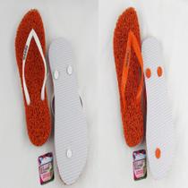 Chinelos Apaju, 2 pares capacho/ borracha 100% grande.