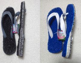 Chinelos Apaju, 2 pares de chinelo de capacho / rubberkap p/ trat. esporão