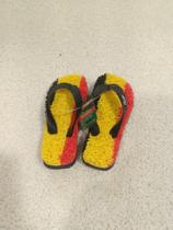 Chinelos Apaju, capacho/borracha, copa do mundo.