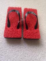 Chinelos Apaju, capacho( tapetinho)/ borracha SBR100% quadrado.