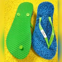 Chinelos Apaju de capacho com borracha 100% ante stress.