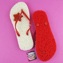 Chinelos Apaju, duplo capacho ortopédico, anti stress, decorado