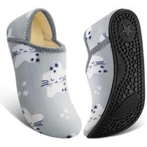 Chinelos ATHMILE House para mulheres e homens para ambientes internos, cinza, tamanho 6,5-7,5