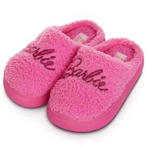 Chinelos Barbie para crianças e mulheres Extra Cozy Fuzzy House Slip On