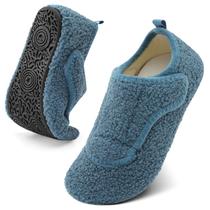 Chinelos BARERUN com fivela dupla ajustável azul para mulheres/homens