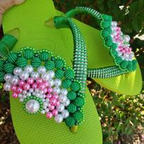 Chinelos bordados Chinelos bordados