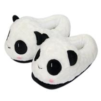 Chinelos Cartoon Panda Warm Plush Home Lovers 28cm