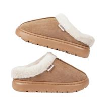 Chinelos Casuais De Algodão Quentes Para O Inverno Femininos, Pantufas Acolchoadas Para Uso Interno