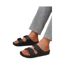 Chinelos Casuais Retro Para Meninos, Slip-On Em EVA, Ajustáveis Com Dupla Alça, Sola Plana Chinelos Casuais Retro Para Meninos, Slip-On Em EVA, Ajustáveis Com Dupla Alça, Sola Plana