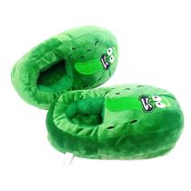 Chinelos Cucumber Anime Plush Home Cotton Shoes War 28 cm