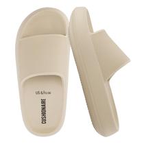 Chinelos CUSHIONAIRE Feather EVA Confortáveis Slip-On Caqui Chinelos CUSHIONAIRE Feather EVA Confortáveis Slip-On Caqui