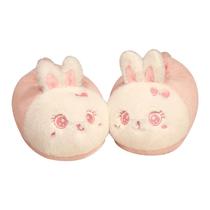 Chinelos Cute Cartoon Bunny Plush Warm Winter House Chinelos Cute Cartoon Bunny Plush Warm Winter House
