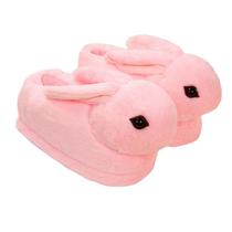 Chinelos Cute Cartoon Bunny Plush Warm Winter Shoes Cozy Chinelos Cute Cartoon Bunny Plush Warm Winter Shoes Cozy
