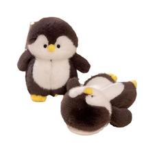 Chinelos Cute Cartoon Penguin Plush Warm Cozy House Chinelos Cute Cartoon Penguin Plush Warm Cozy House