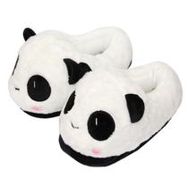 Chinelos Cute Panda Plush Anime Home Cotton