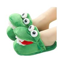 Chinelos De Algodão Engraçados Com Boca Móvel De Crocodilo Para Homens E Mulheres, Calçados Quentes Chinelos De Algodão Engraçados Com Boca Móvel De Crocodilo Para Homens E Mulheres, Calçados Quentes