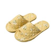 Chinelos De Algodão Florais Femininos, Macios E Antiderrapantes Para Uso Em Casa E Quarto, Calçados Chinelos De Algodão Florais Femininos, Macios E Antiderrapantes Para Uso Em Casa E Quarto, Calçados