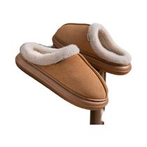 Chinelos De Algodão Macios E Peludos Para Mulheres, Plataforma Antiderrapante, Quentes Para O Outono Chinelos De Algodão Macios E Peludos Para Mulheres, Plataforma Antiderrapante, Quentes Para O Outono