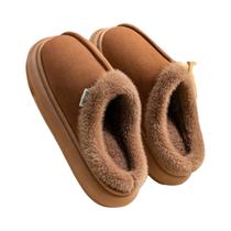Chinelos De Algodão Para O Inverno Masculinos, Quentes E Confortáveis, Antiderrapantes E Resistentes