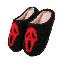 Chinelos De Algodão Quentes E Antiderrapantes Para Mulheres plus Size, Outono/Inverno, Halloween, Chinelos De Algodão Quentes E Antiderrapantes Para Mulheres plus Size, Outono/Inverno, Halloween,