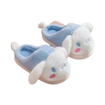 Chinelos De Algodão Quentes E Peludos Para Mulheres, Sanrio Hello Kitty Kuromi Melody, Calçados